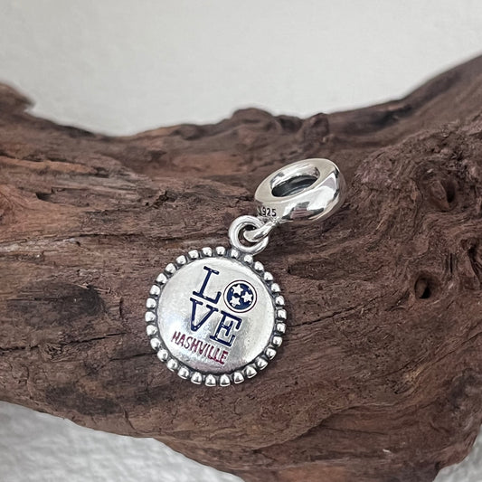 Love Nashville Exclusive Dangle Charm Pendant for Pandora Bracelet