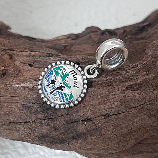 Maui Hawaii Winter Exclusive Dangle Charm Pendant for Pandora Bracelet