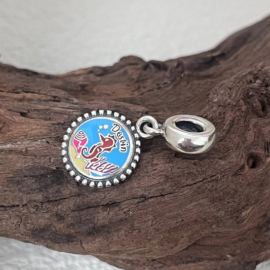 Destin Emerald Coast Florida Seahorse Exclusive Dangle Charm Pendant for Pandora Bracelet