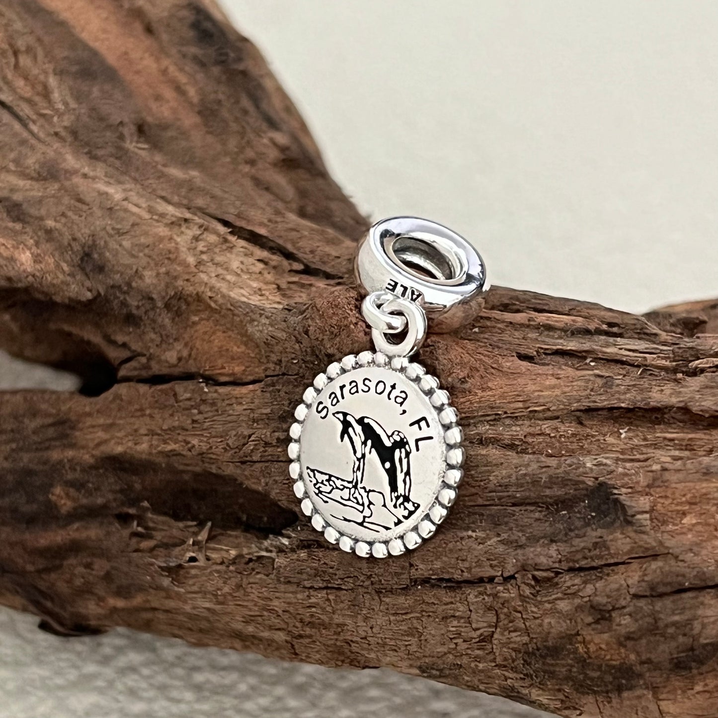 Sarasota Florida Exclusive Dangle Charm Pendant for Pandora Bracelet