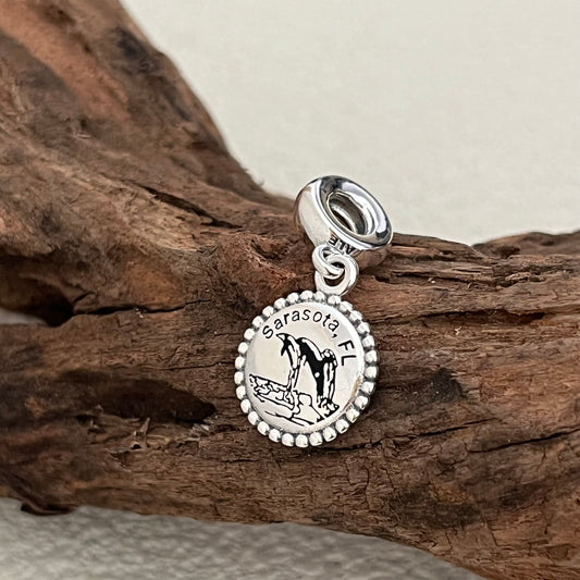 Sarasota Florida Exclusive Dangle Charm Pendant for Pandora Bracelet