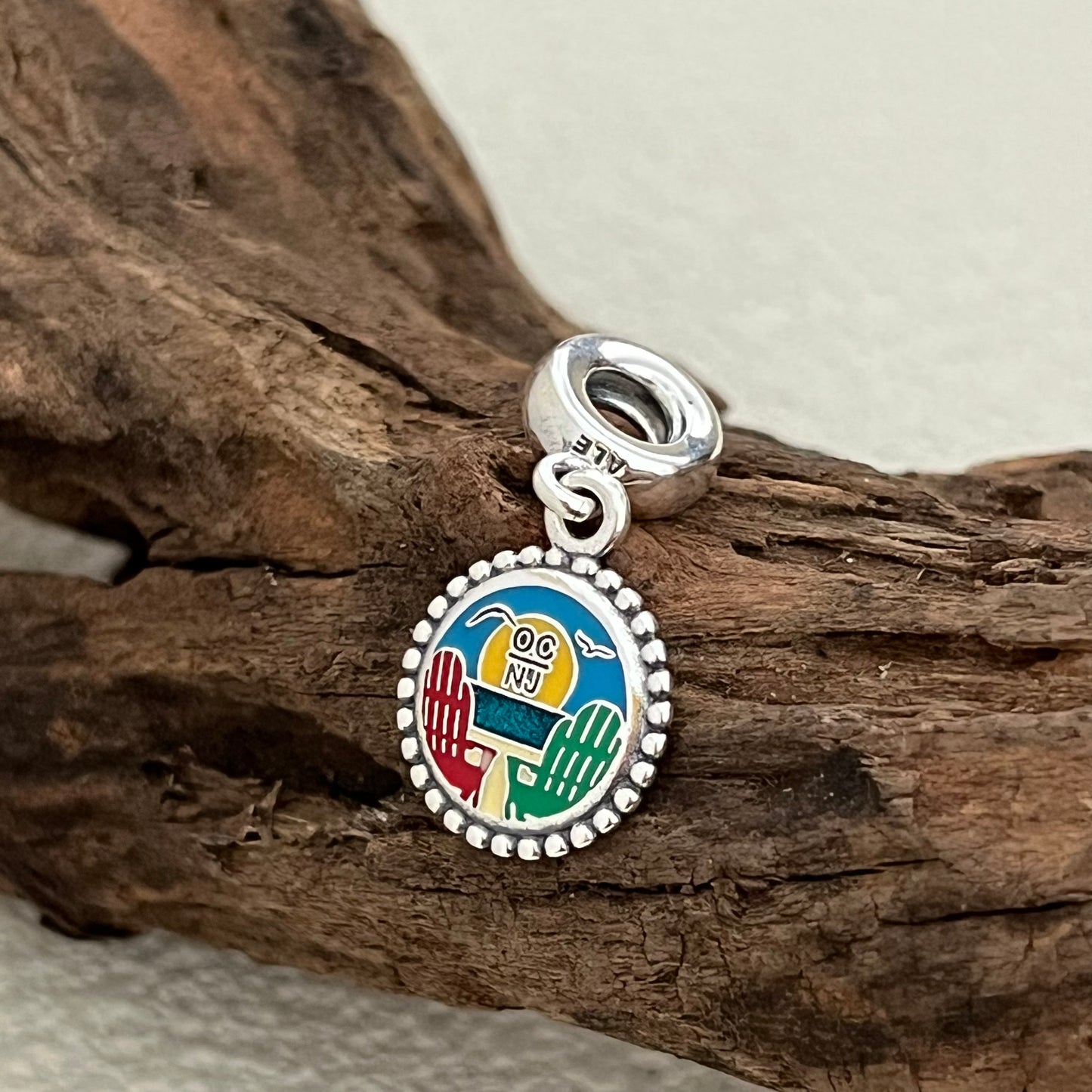 New Jersey Exclusive Dangle Charm Pendant for Pandora Bracelet