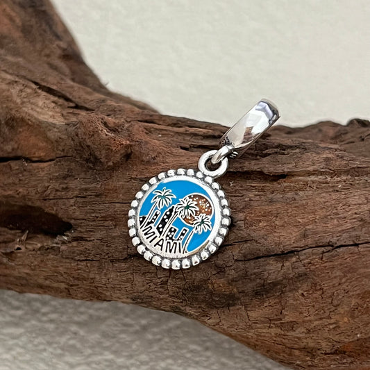 Miami Beach Exclusive Dangle Charm Pendant for Pandora Bracelet