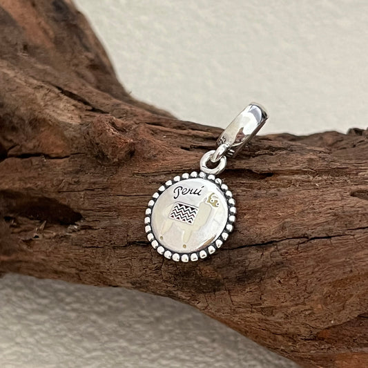 Peru Travel Exclusive Heart Dangle Charm Pendant for Pandora Bracelet