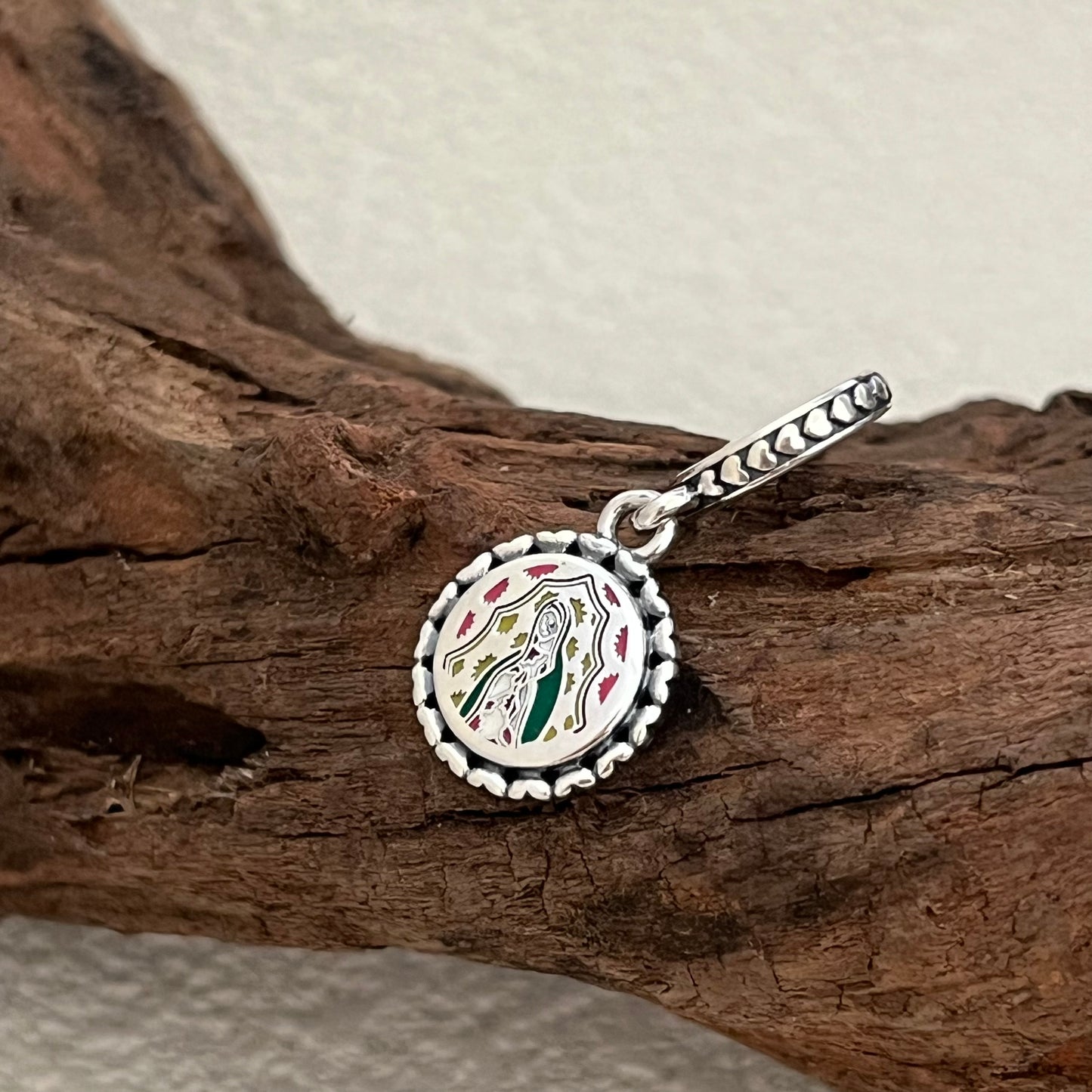 Virgin of GUADALUPE Mexican Doll Exclusive Dangle Charm Pendant for Pandora Bracelet