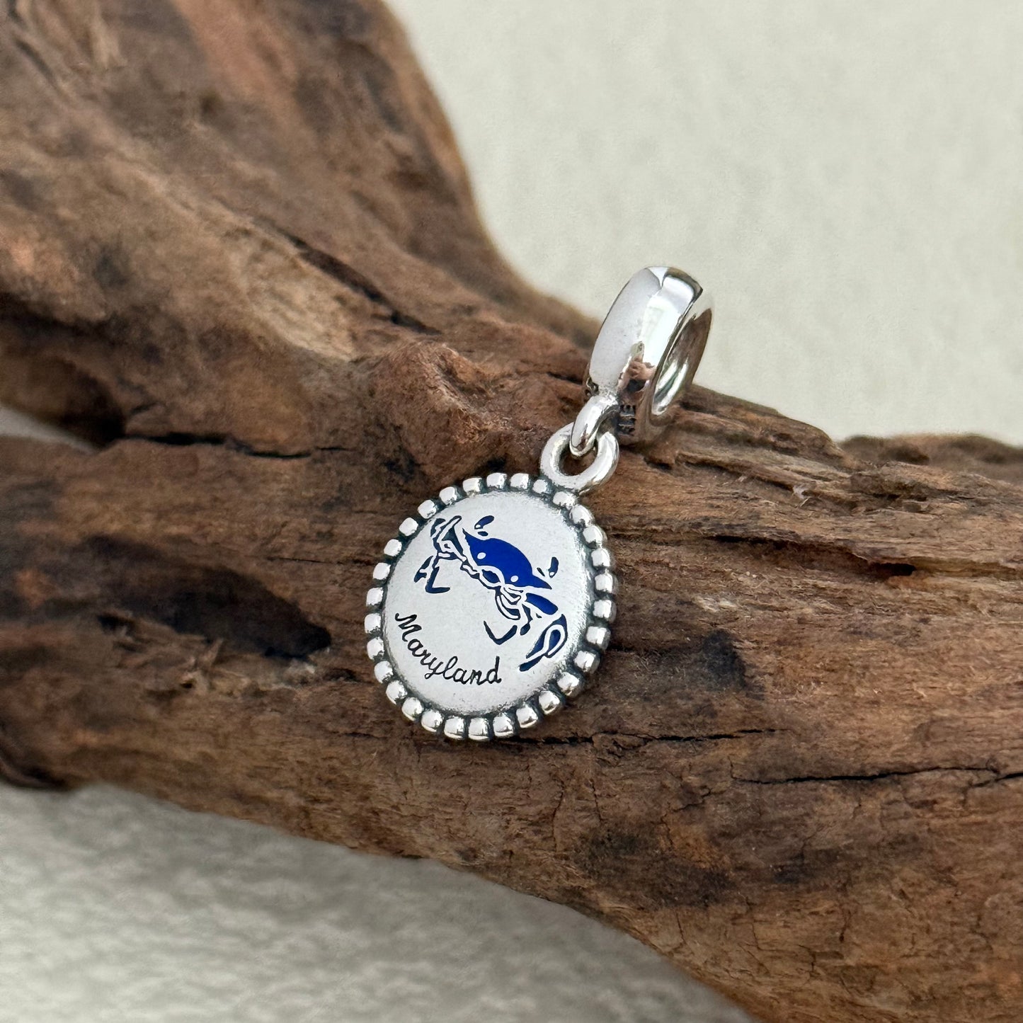 Maryland Crab, Blue Exclusive Dangle Charm for Pandora Bracelet