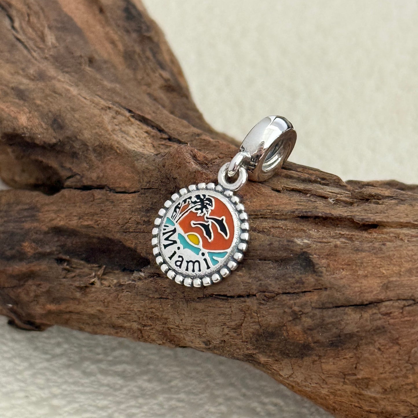 Miami Exclusive Dangle Charm Pendant for Pandora Bracelet