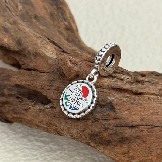 Puerto Rico Beach Sunset Exclusive Dangle Charm for Pandora Bracelet