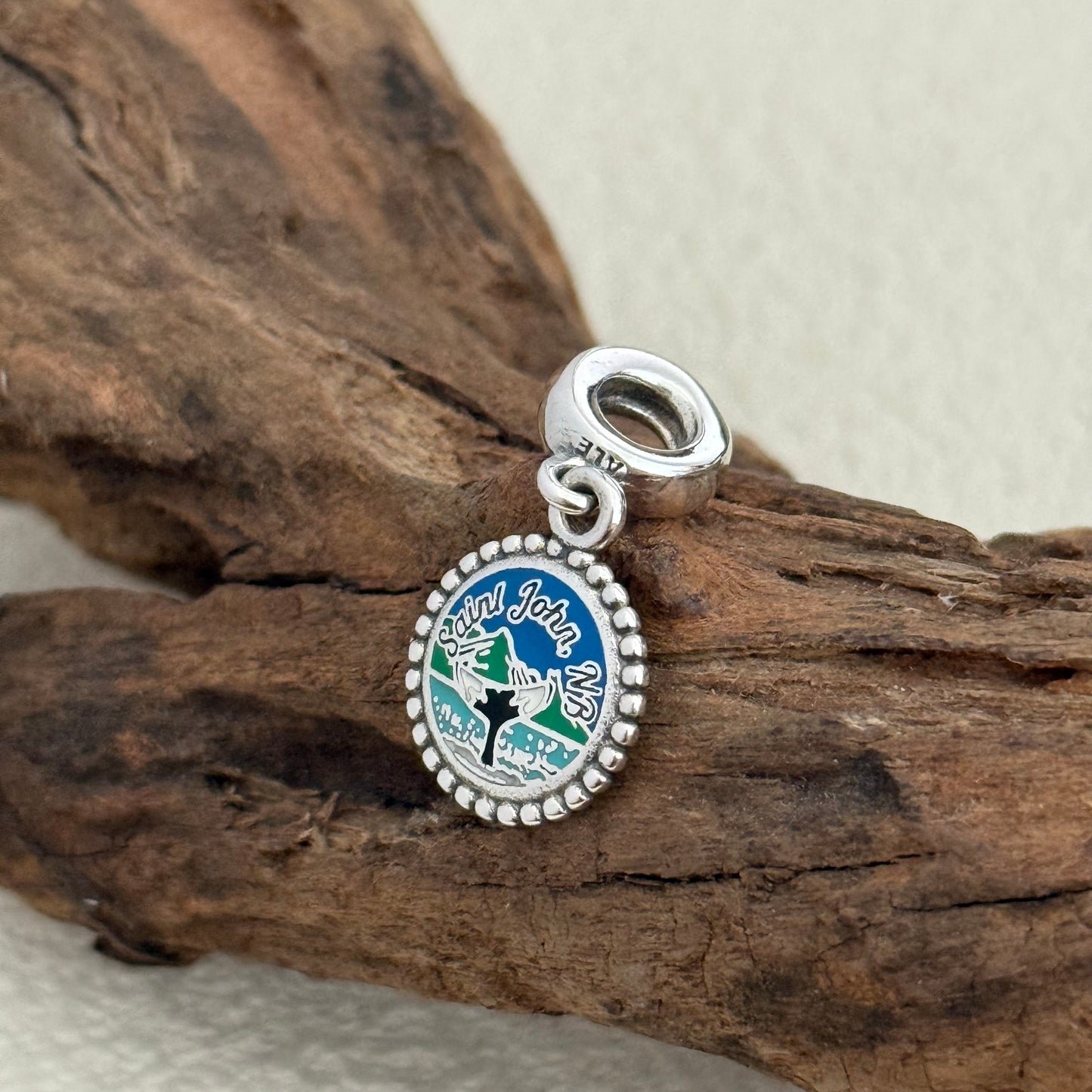 Saint John Whale Tail Exclusive Dangle Charm Pendant for Pandora Bracelet
