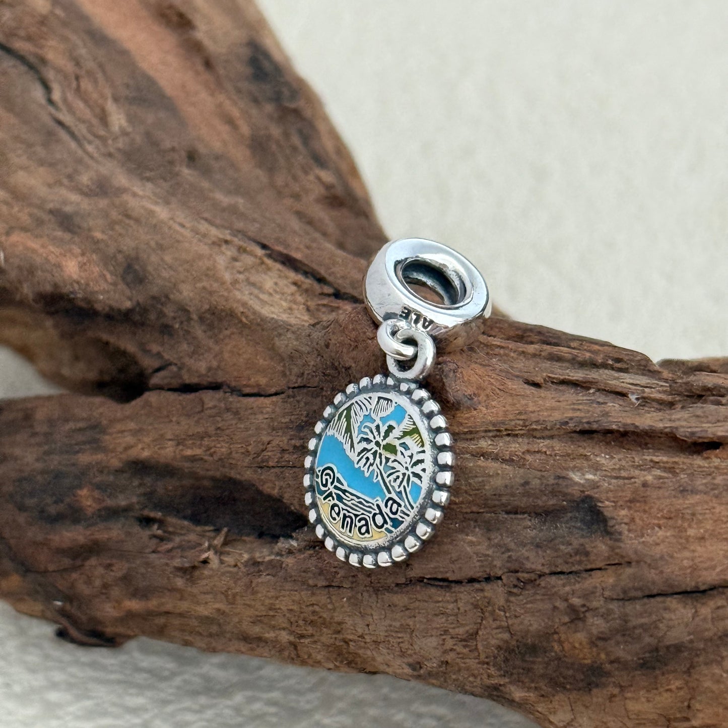 Grenada Beach Exclusive Dangle Charm for Pandora Bracelet