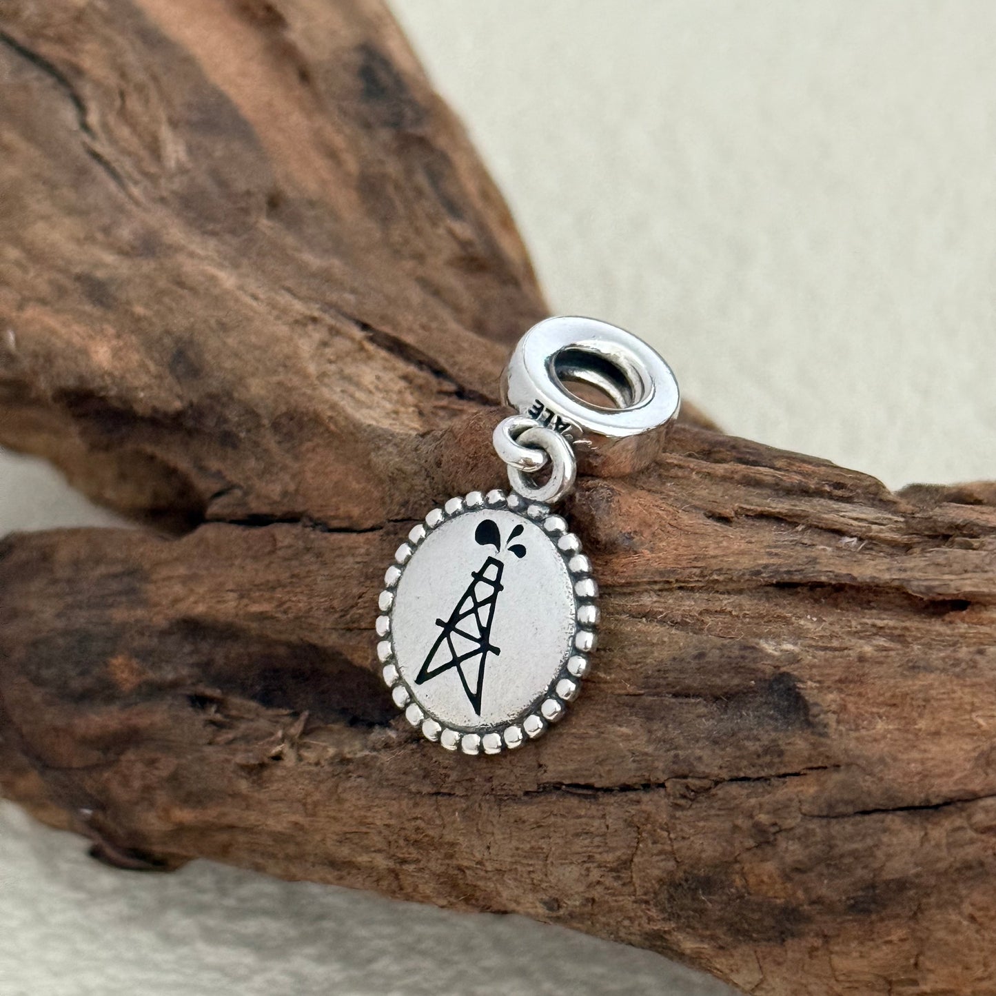 Oil well Exclusive Dangle Charm Pendant for Pandora Bracelet