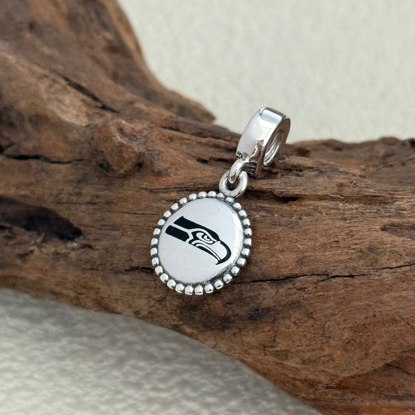 Seattle Seahawks Exclusive Dangle Charm Pendant for Pandora Bracelet