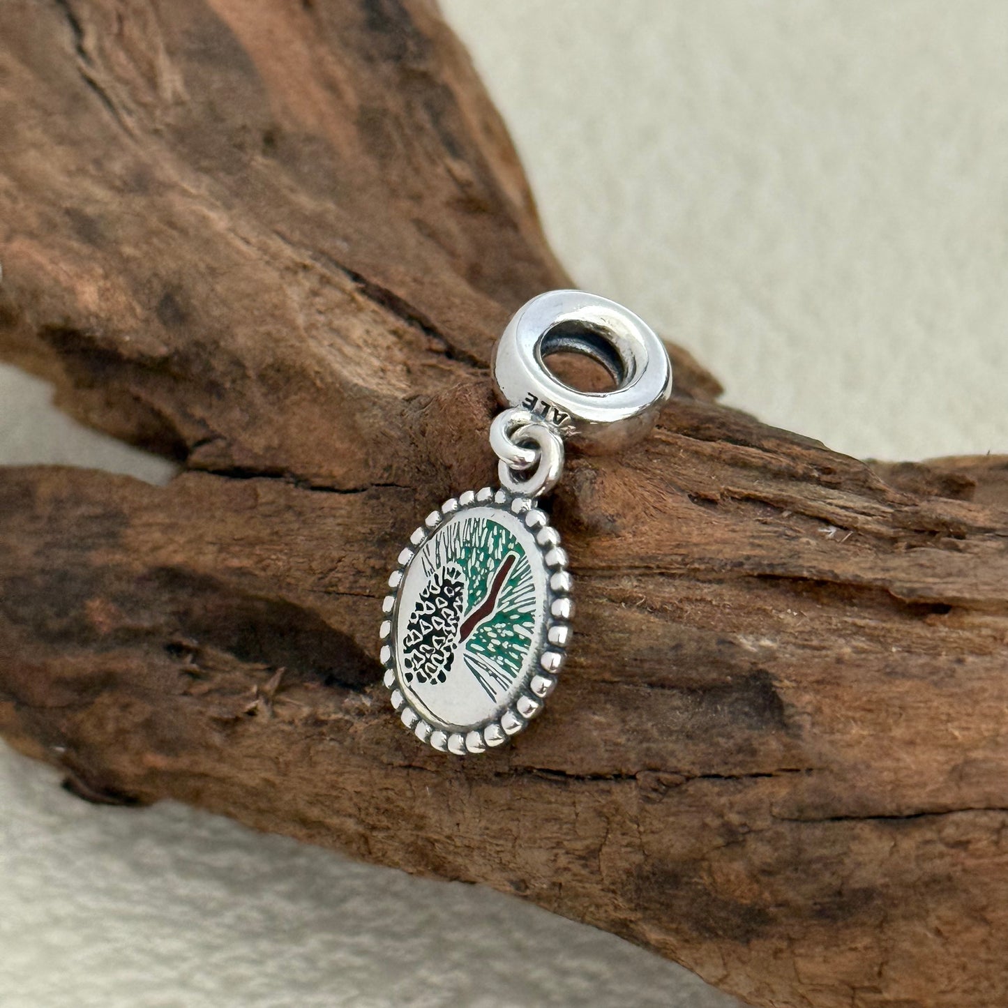 Pine Tree Cone Exclusive Dangle Charm Pendant for Pandora Bracelet