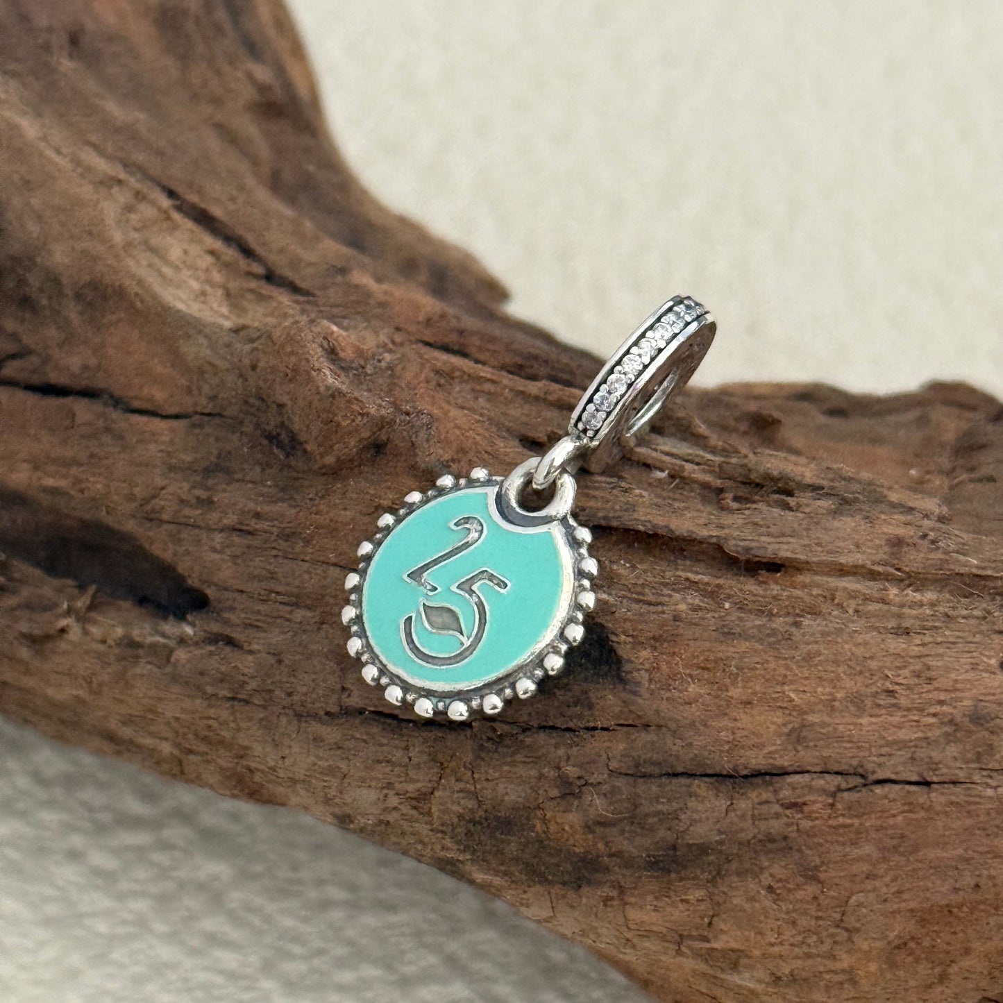 Cruise Line 25th Anniversary Exclusive Dangle Charm Pendant for Pandora Bracelet