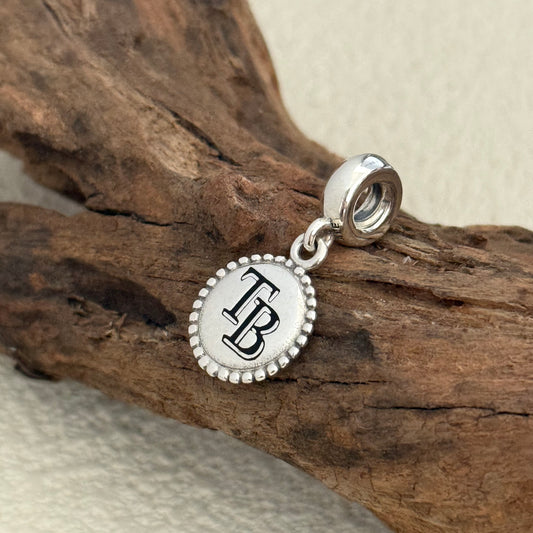 MLB Tampa Bay Rays Baseball  Exclusive Dangle Charm Pendant for Pandora Bracelet