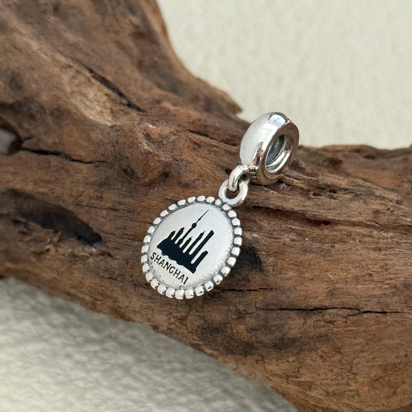 Shanghai City China Travel Exclusive Dangle Charm Pendant for Pandora Bracelet