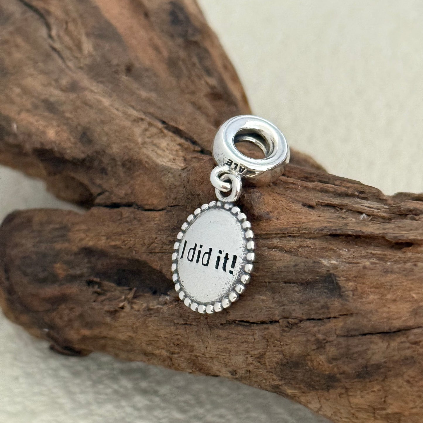 I Did It ！ Exclusive Dangle Charm Pendant for Pandora Bracelet