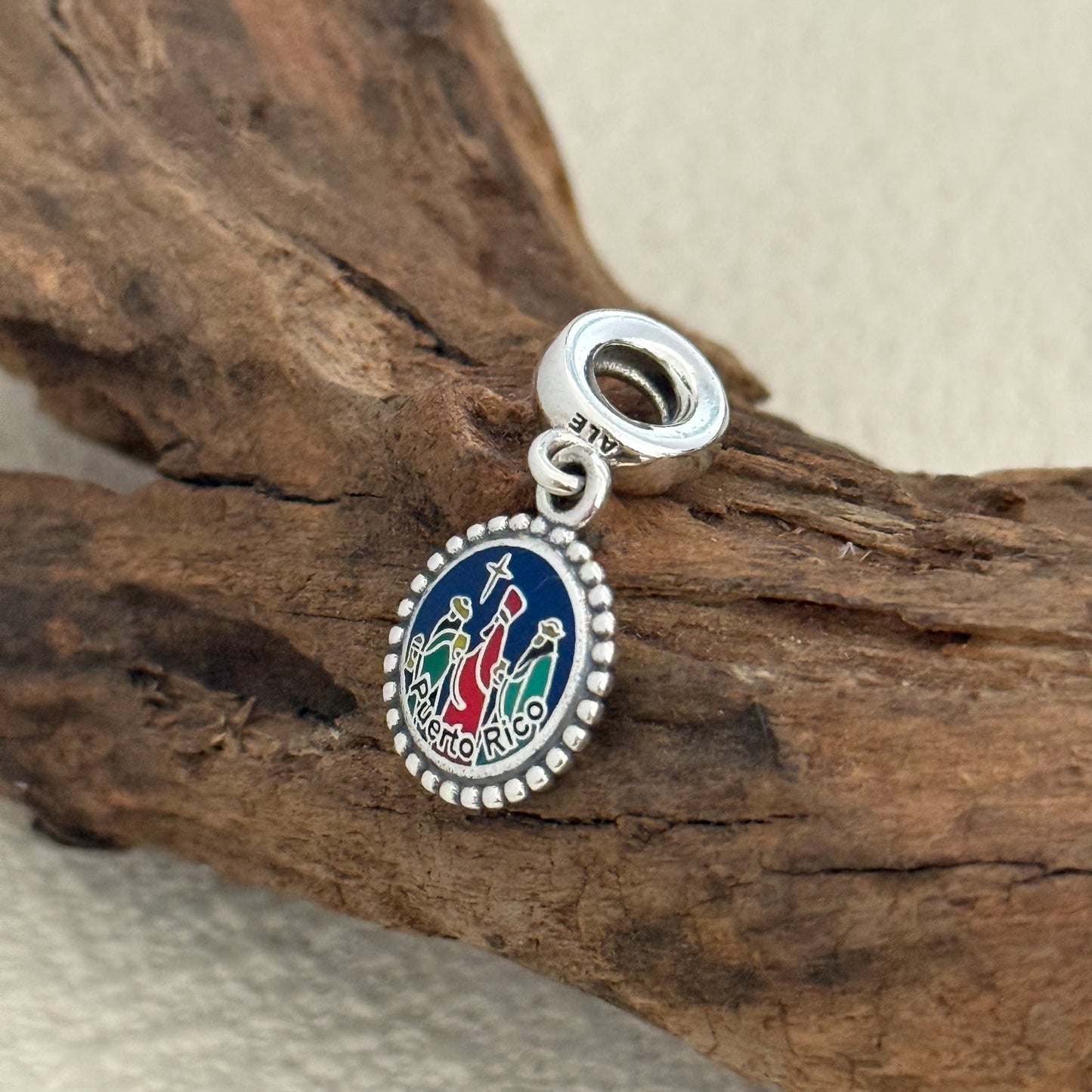 Puerto Rico Exclusive Dangle Charm Pendant for Pandora Bracelet