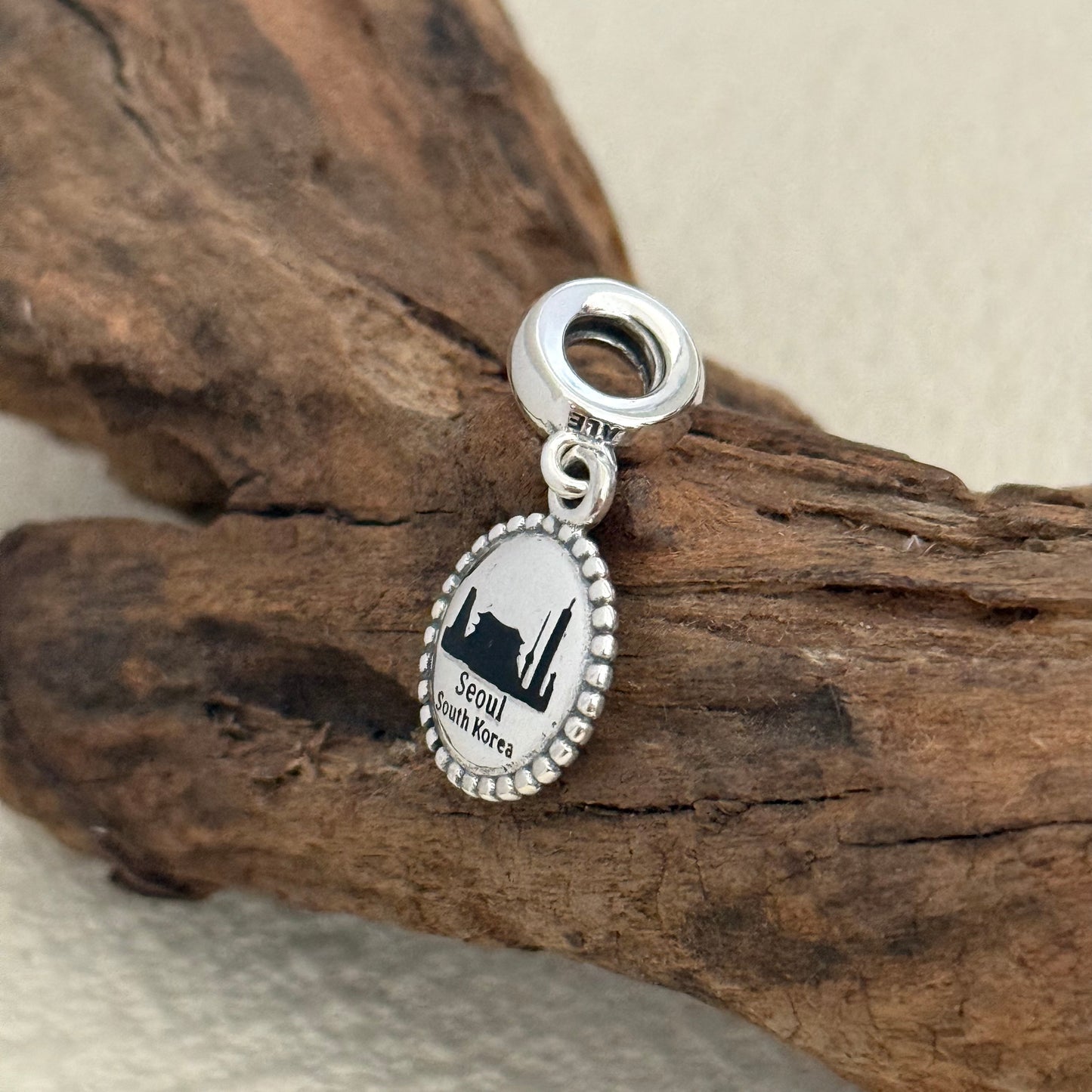 Seoul South Korea Exclusive Dangle Charm Pendant for Pandora Bracelet