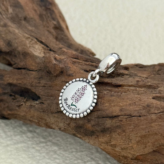 Rochester Flower City Exclusive Dangle Charm Pendant for Pandora Bracelet