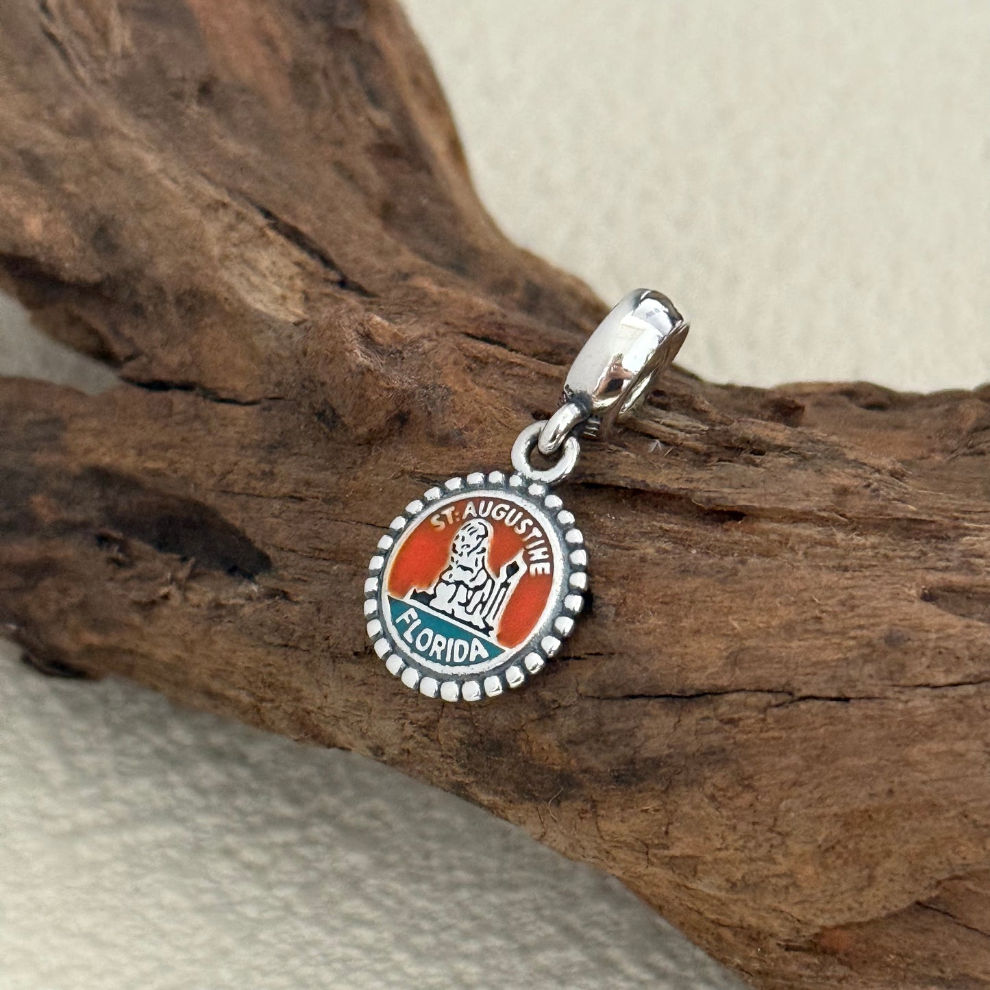 St. Augustine Florida Exclusive Dangle Charm Pendant for Pandora Bracelet