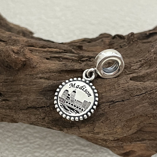 Madison Charm Skyline Exclusive Dangle Charm Pendant for Pandora Bracelet