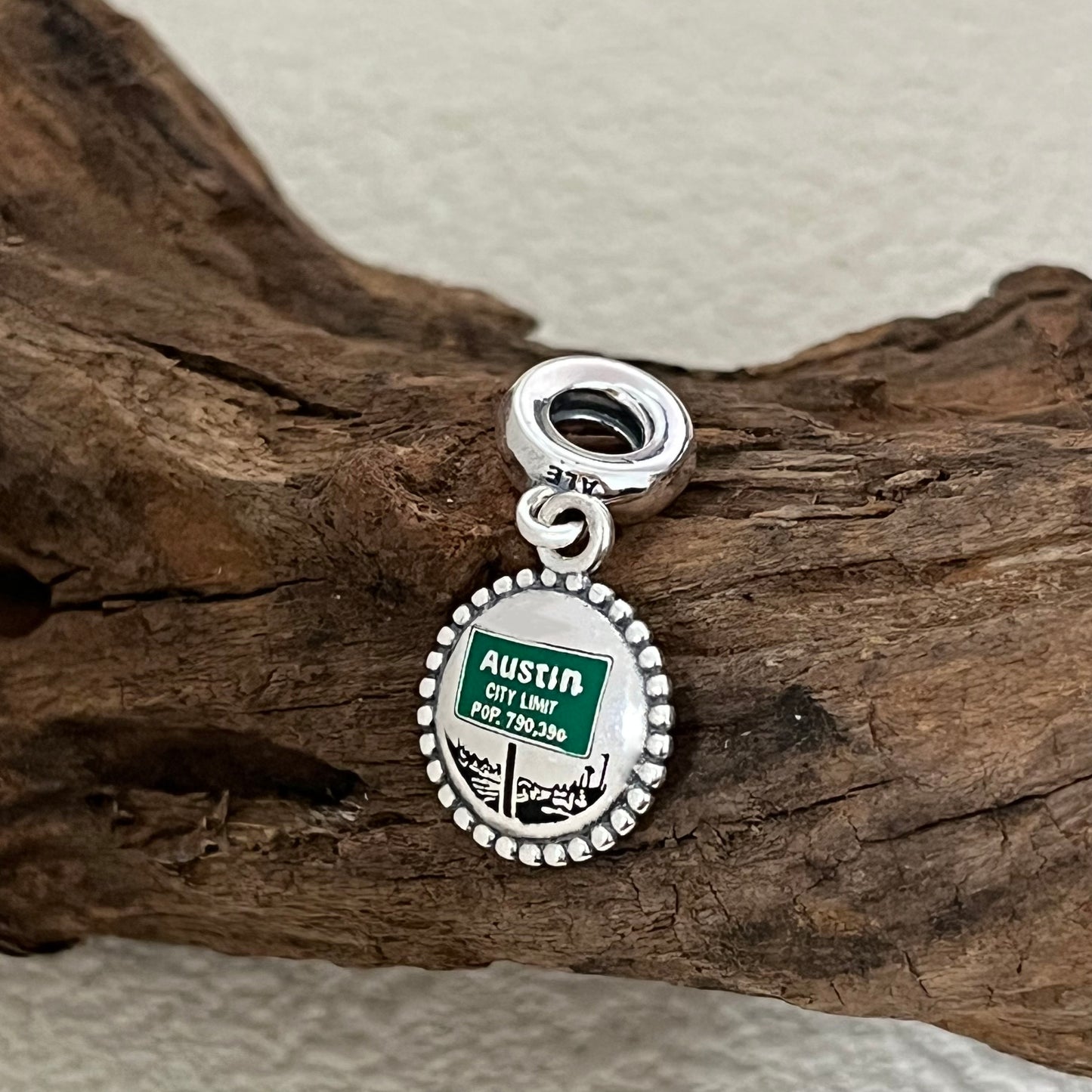 Austin Texas Exclusive Dangle Charm Pendant for Pandora Bracelet