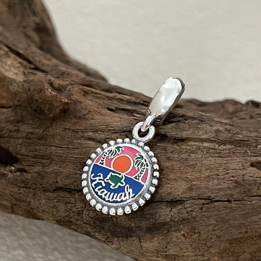 Kiawah Island Sunset Exclusive Dangle Charm Pendant for Pandora Bracelet