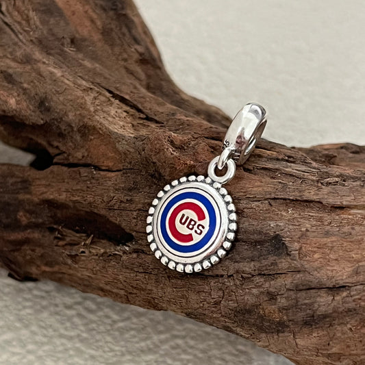 Chicago Cubs Baseball Exclusive Dangle Charm Pendant for Pandora Bracelet