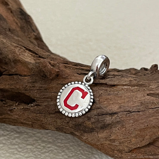 Cleveland Guardians Baseball Exclusive Dangle Charm Pendant for Pandora Bracelet