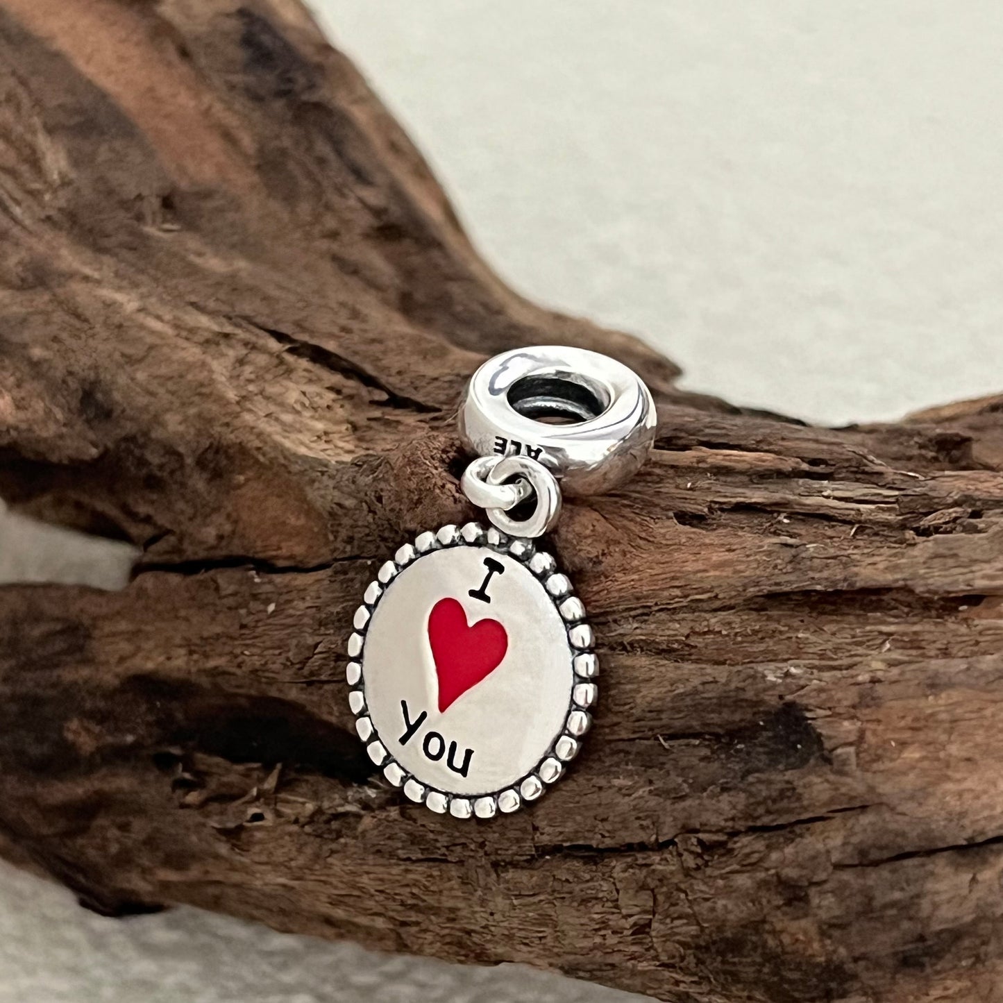 I Love You Exclusive Dangle Charm Pendant for Pandora Bracelet