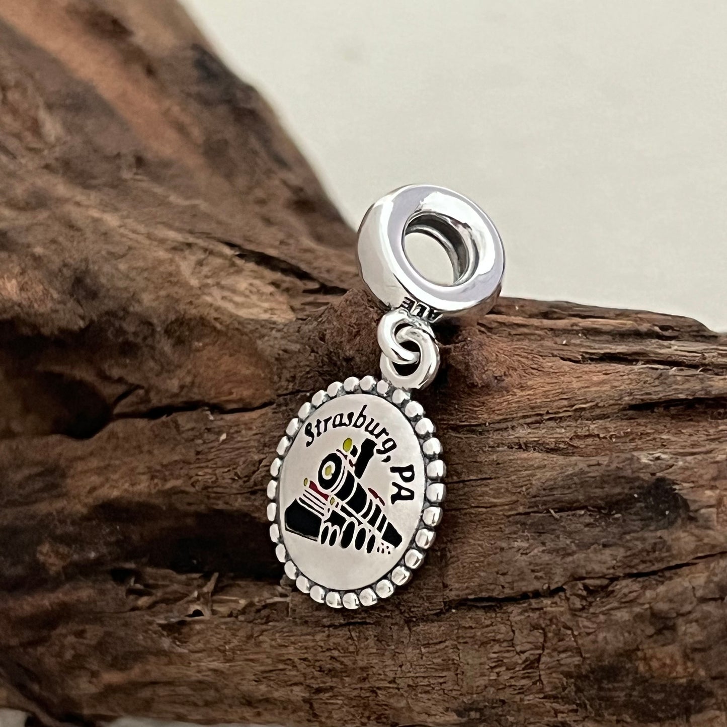 Strasburg Pennsylvania Exclusive Dangle Charm Pendant for Pandora Bracelet