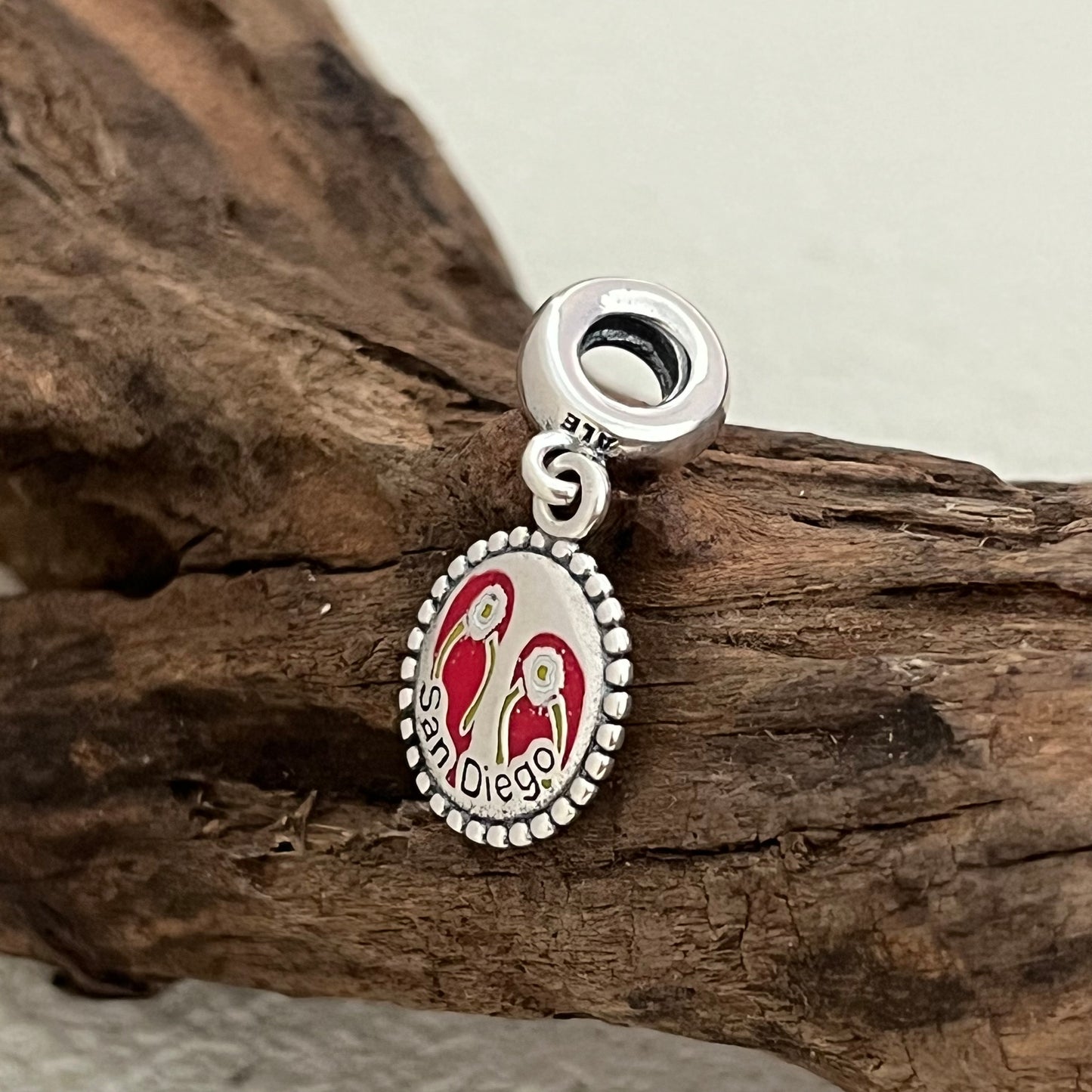 San Diego Seal Exclusive Dangle Charm Pendant for Pandora Bracelet