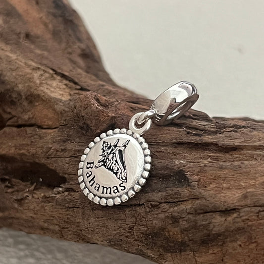 Bahamas whelk Exclusive Dangle Charm Pendant for Pandora Bracelet