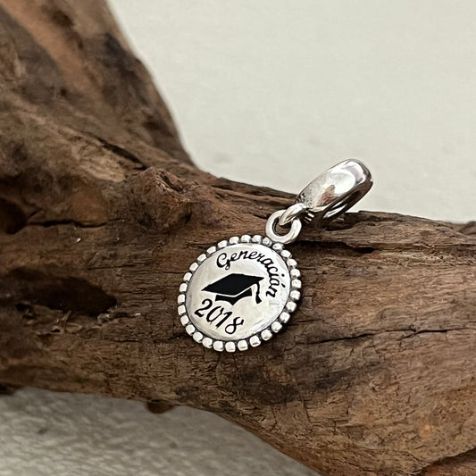 2018 Graduation Exclusive Dangle Charm Pendant for Pandora Bracelet