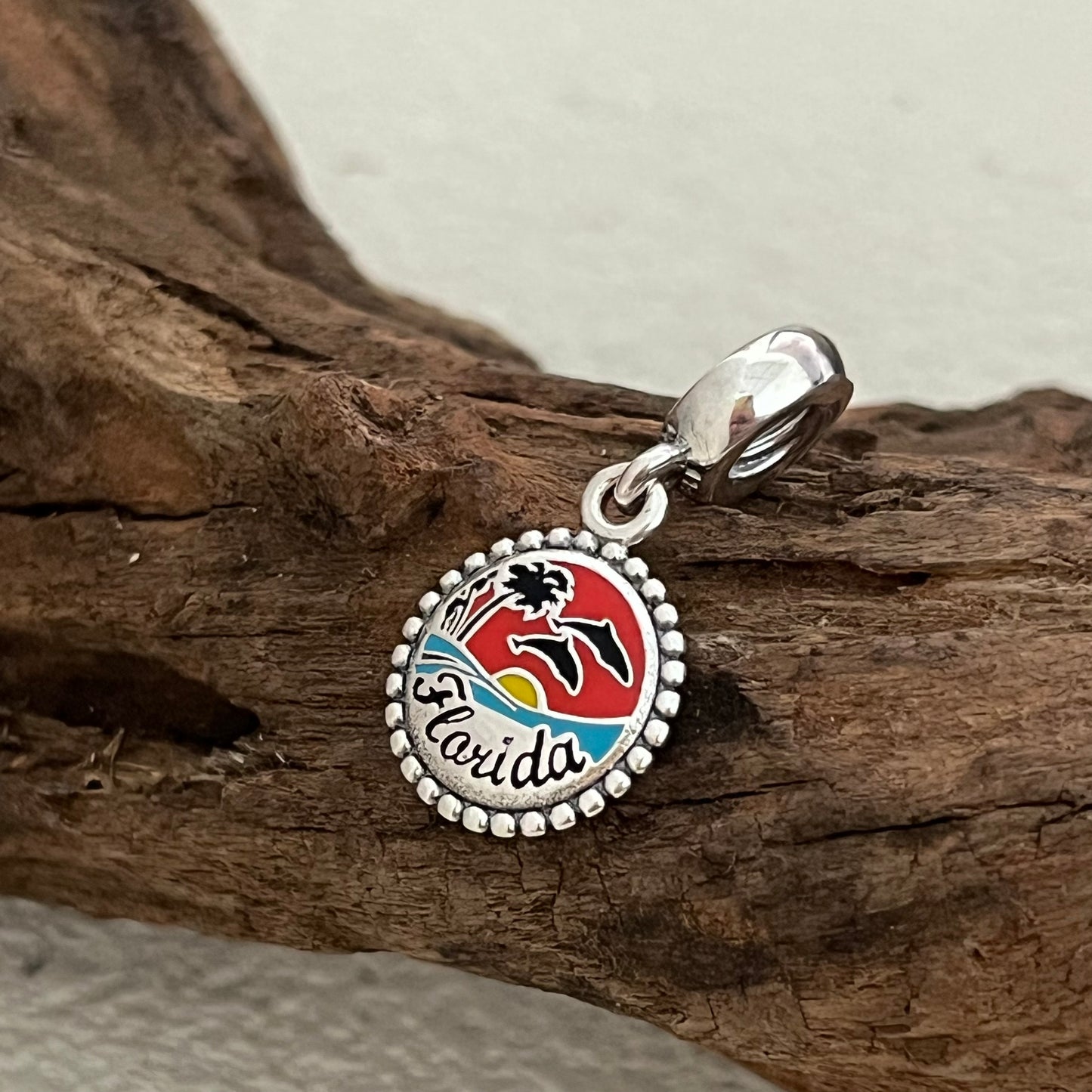 Florida Beach Exclusive Dangle Charm Pendant for Pandora Bracelet