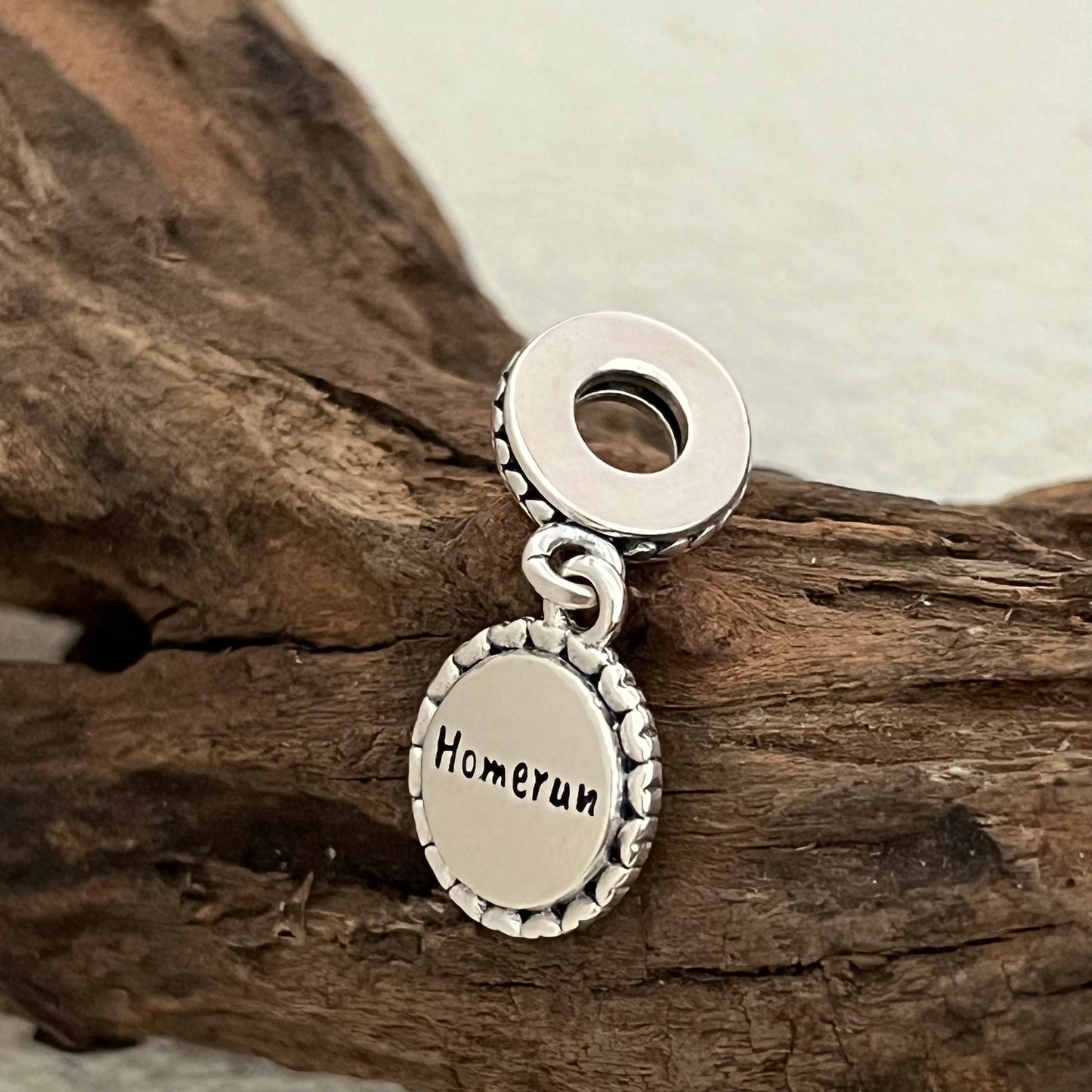 Baseball Homerun Exclusive Dangle Charm Pendant for Pandora Bracelet