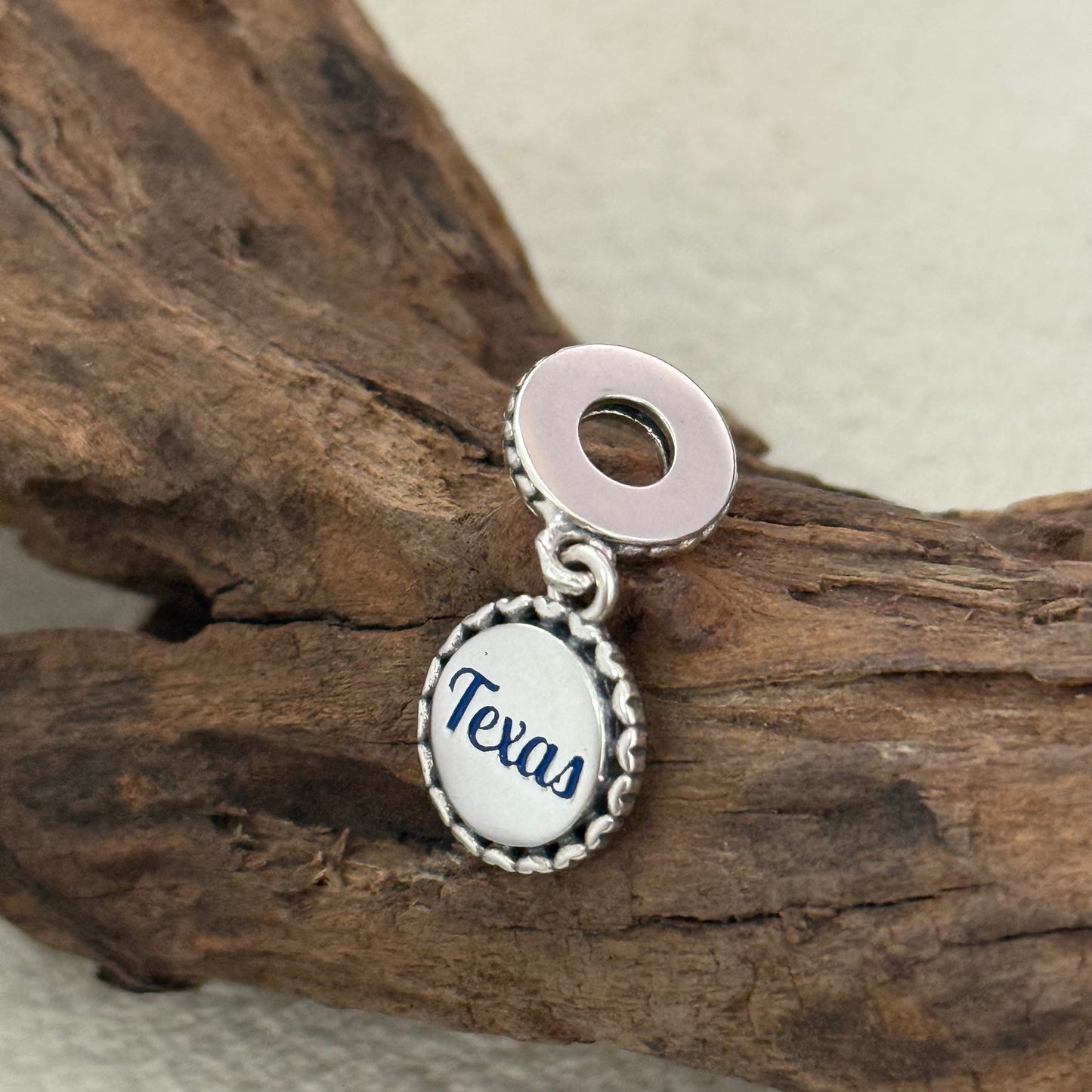 Texas Flag Exclusive Dangle Charm Pendant for Pandora Bracelet