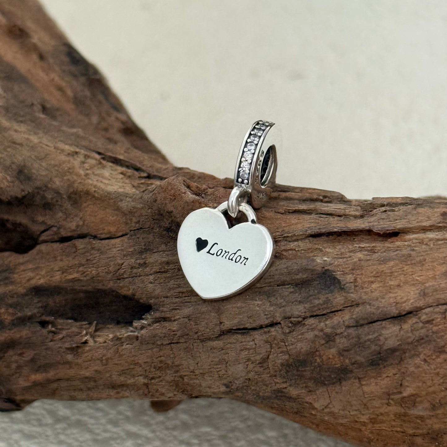 Love London Heart Exclusive Dangle Charm Pendant for Pandora Bracelet
