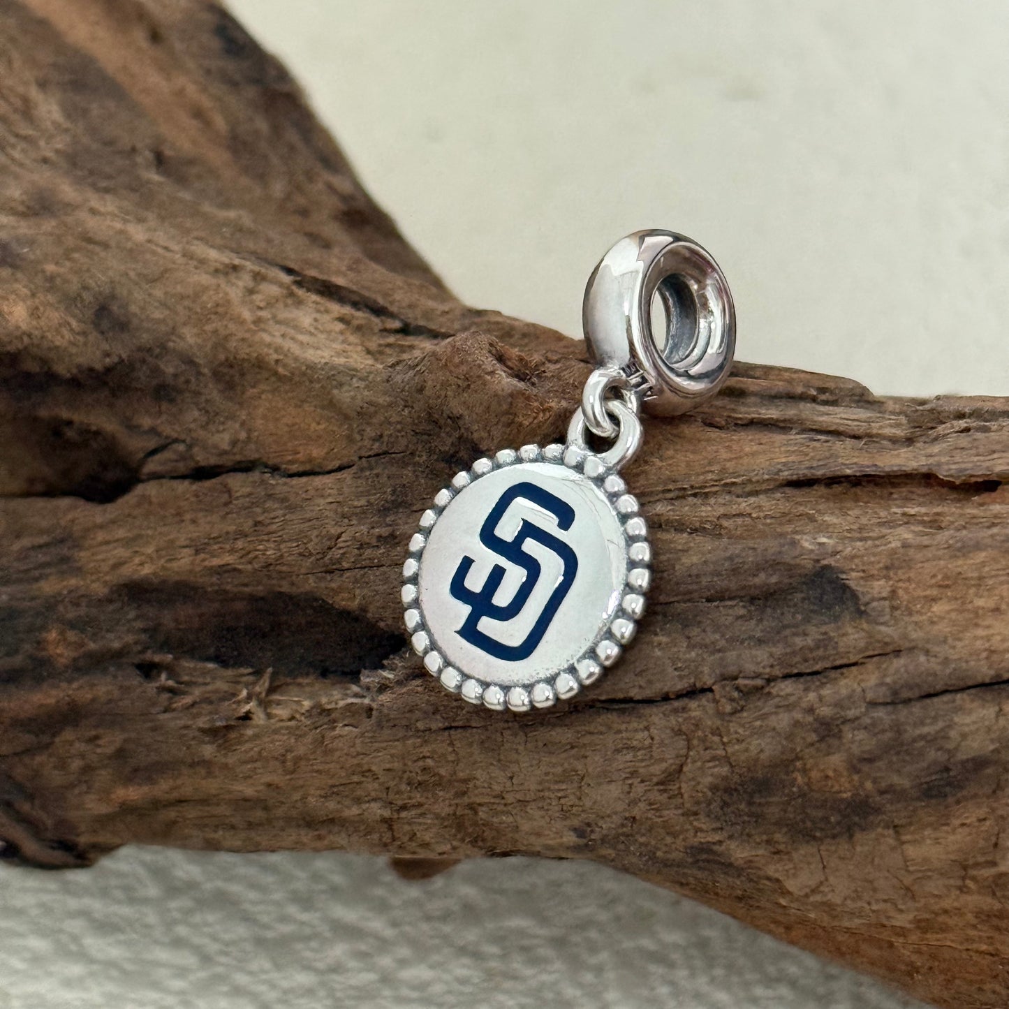San Diego Padres Exclusive Dangle Charm Pendant for Pandora Bracelet