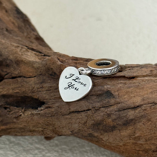 l Love You Forever Exclusive Dangle Charm Pendant for Pandora Bracelet