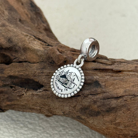 Gatlinburg, Tennessee Exclusive Dangle Charm Pendant for Pandora Bracelet