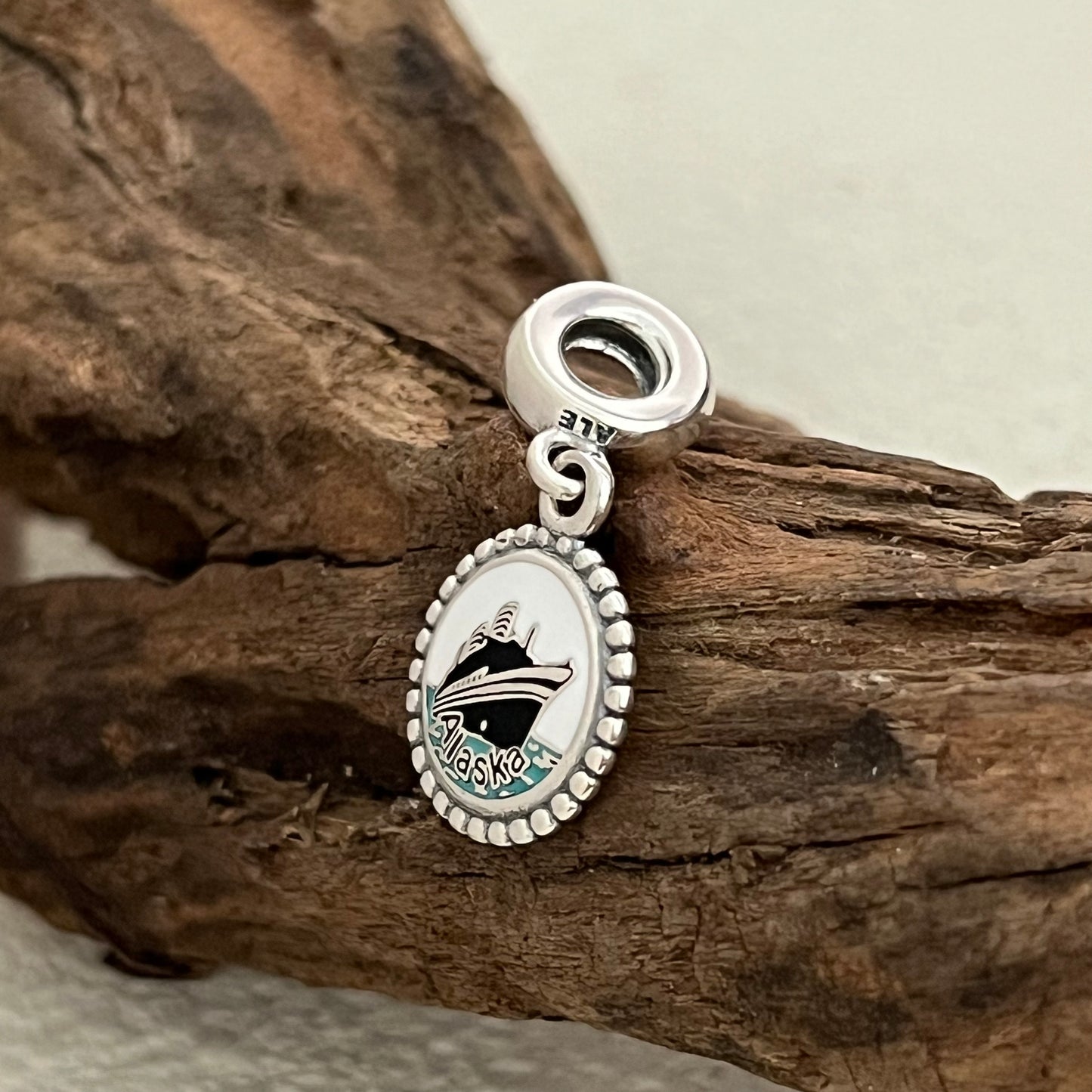 Alaska steamship Exclusive Dangle Charm Pendant for Pandora Bracelet