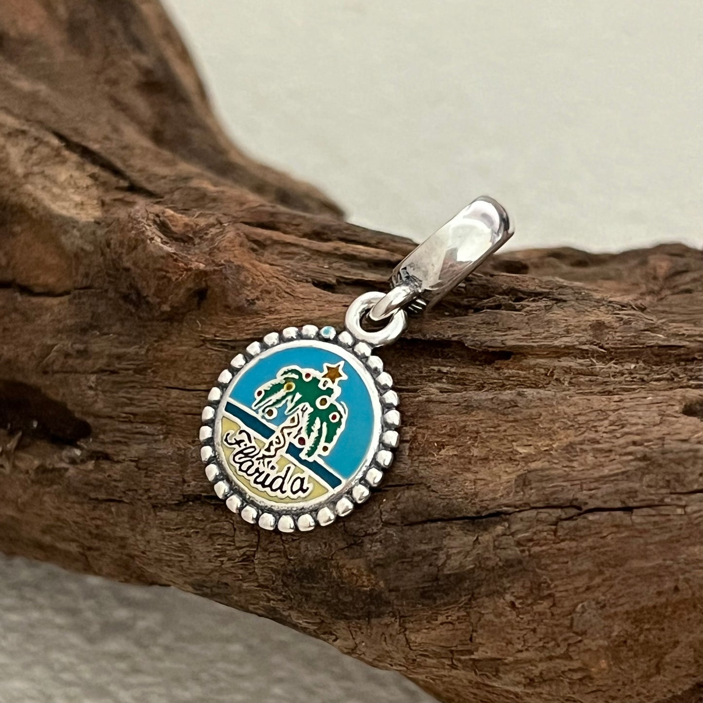 Florida Beach Exclusive Dangle Charm Pendant for Pandora Bracelet