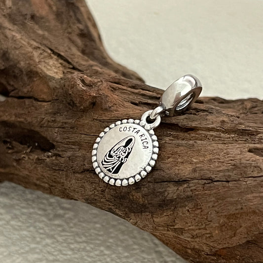 Costa Rica Virgin Mary Exclusive Dangle Charm Pendant for Pandora Bracelet