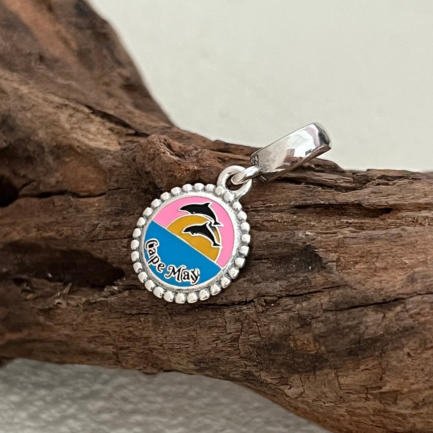 Cape May, New Jersey Exclusive Dangle Charm Pendant for Pandora Bracelet