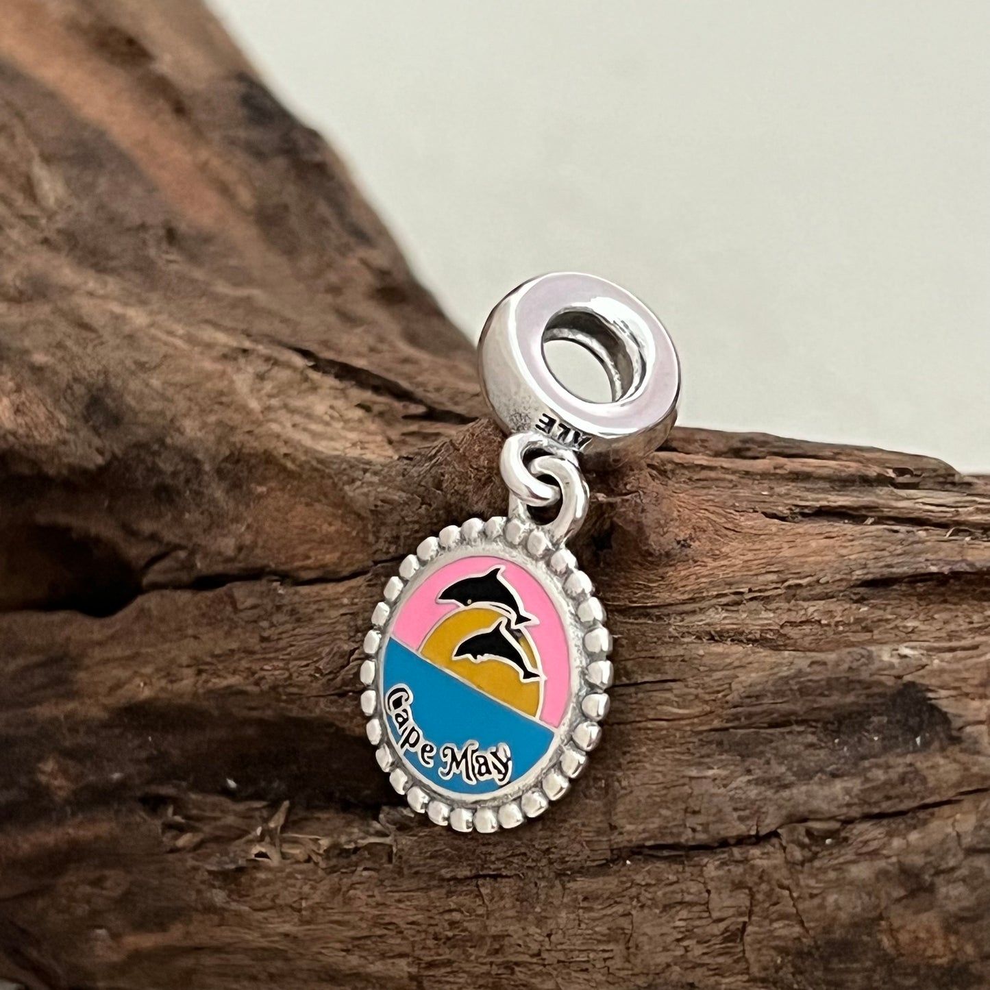 Cape May, New Jersey Exclusive Dangle Charm Pendant for Pandora Bracelet