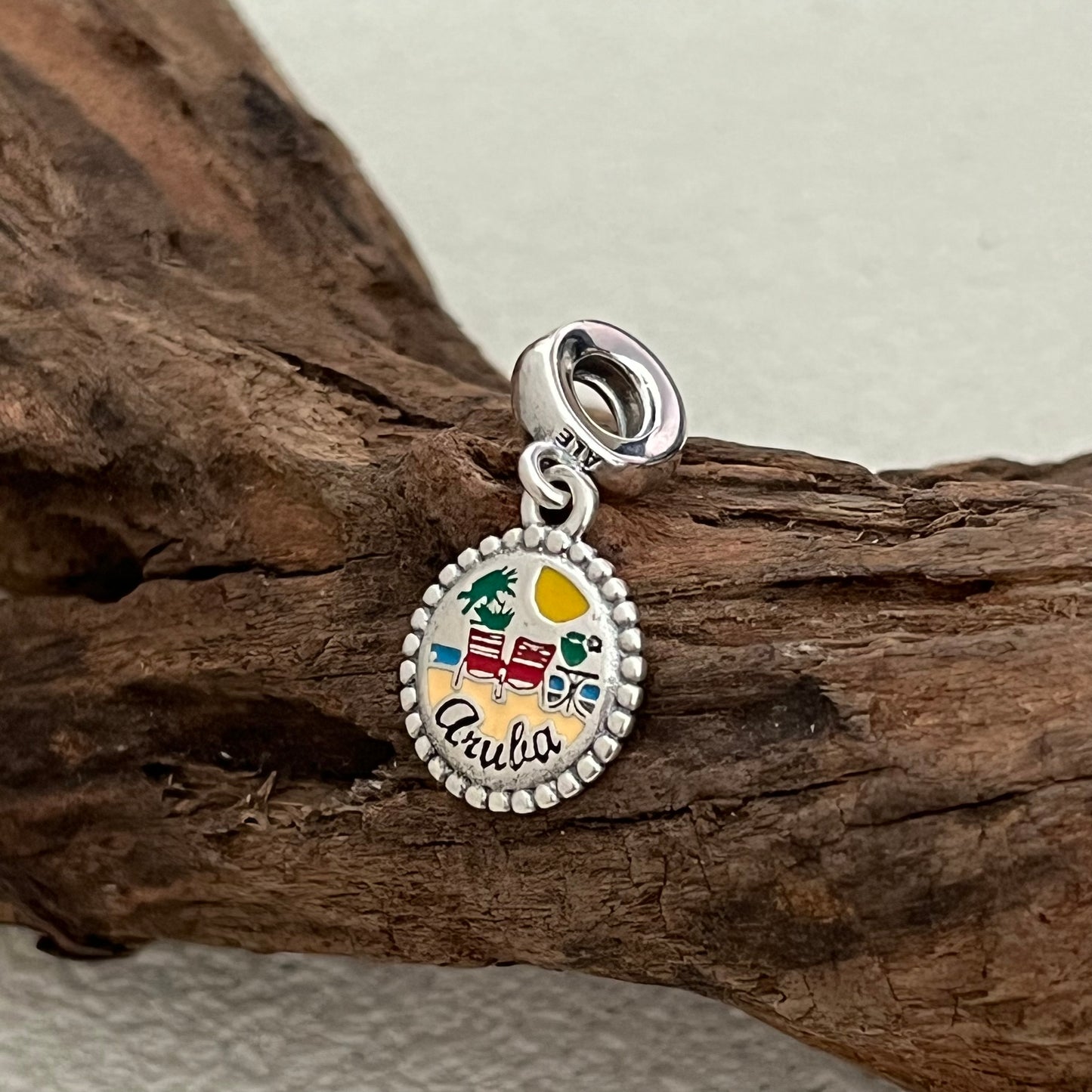 Aruba Beach Exclusive Dangle Charm Pendant for Pandora Bracelet