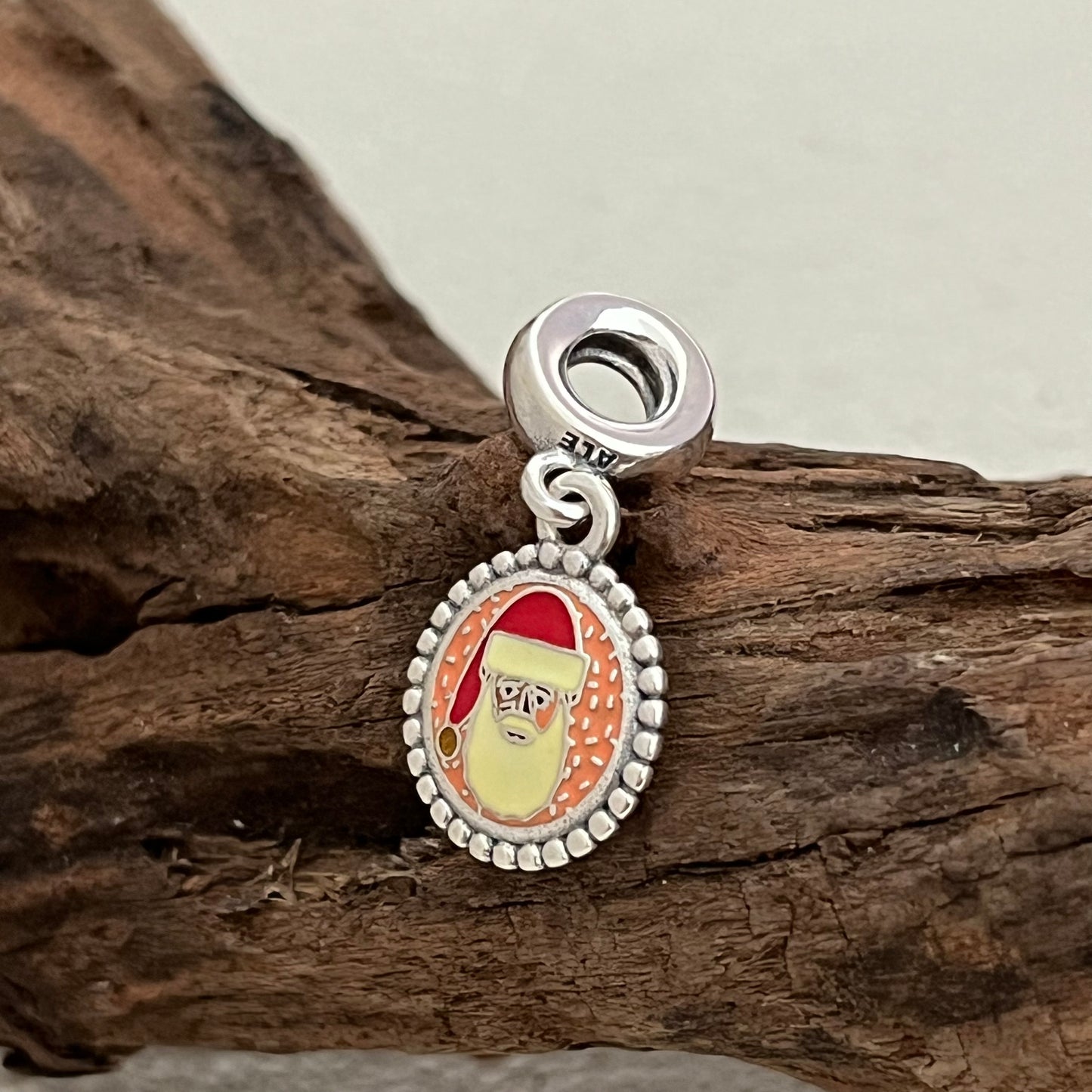 Santa Christmas Exclusive Dangle Charm Pendant for Pandora Bracelet