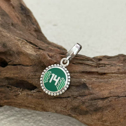 Mexico Soccer Jersey #14 Exclusive Dangle Charm Pendant for Pandora Bracelet
